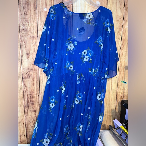Plus Size 2XL Dress With Floral Kimono NWT - Picture 7 of 7